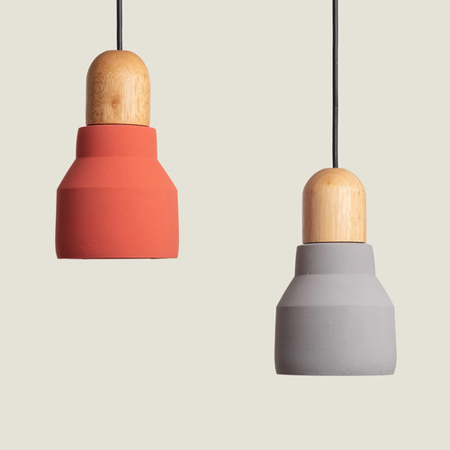 Suspension ciment bois - ciment,