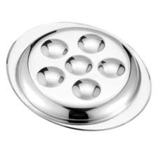  Assiette Escargot Pince d'escargot en acier inoxydable Plaque de cuisson à la