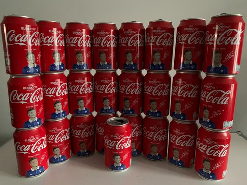 Lot canettes coca cola euro - canettes,