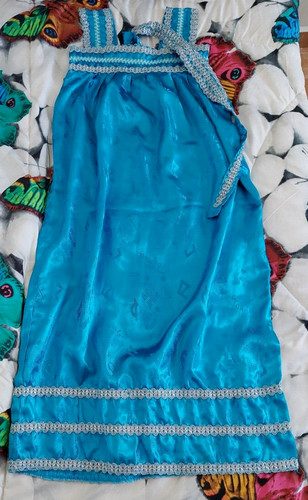 Jolie robe bleue kabyle neuve - jolie,