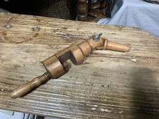 Ancien Étau Bois Pour Porte Chapeau Marotte