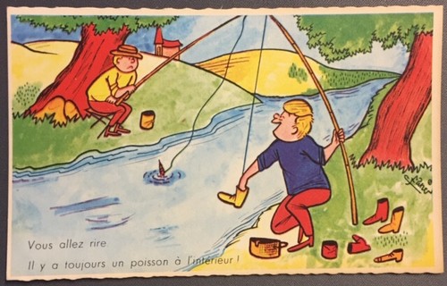 Carte postale humoristique - postale,