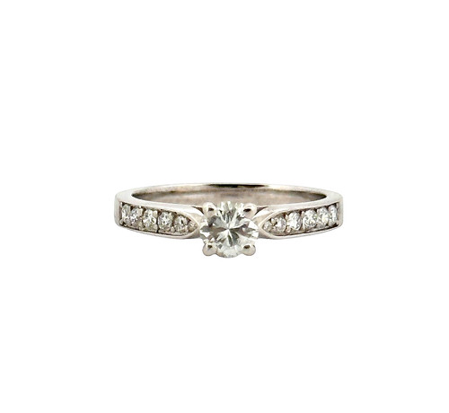 Solitaire diamants or 18 - en, et