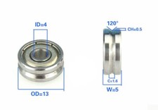 4mm Bore Bearing with 13mm