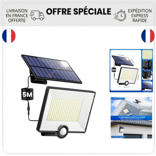 Projecteur solaire extérieur
