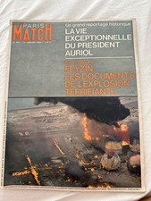 PARIS MATCH N°875 15/01/1966 FEYZIN AURIOL KENNEDY MIREILLE MATHIEU LURCAT