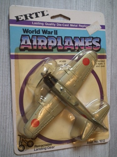 Avion miniature métal zero - avion,