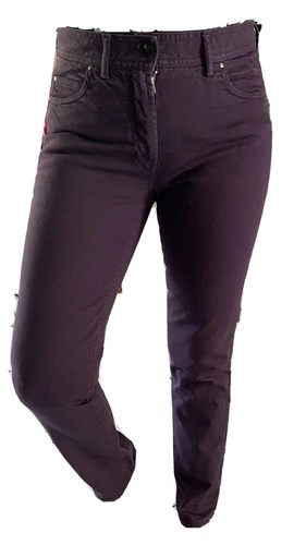 Jean femme couleur - jean, prune