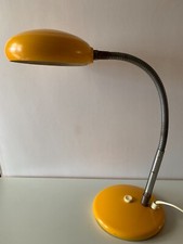 LAMPE BUREAU COLLECTOR FLEXIBLE  SPACE AGE - VINTAGE JAUNE ORANGE