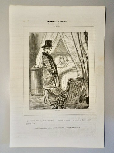 Gavarni litho - gavarni, p.(1804-1866)-litho
