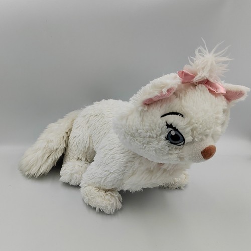 Peluche chat blanc marie - blanc, les