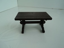 PLAYMOBIL vintage table marron