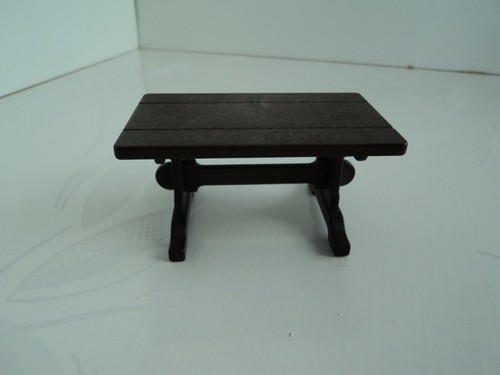 Playmobil vintage table marron - playmobil,