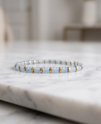 Bracelet marina aigue marine - bracelet, aigue-marine