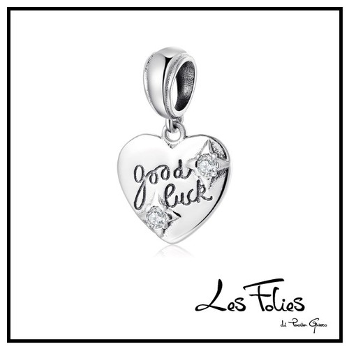 Pendentif cœur bonheur - pendentif,