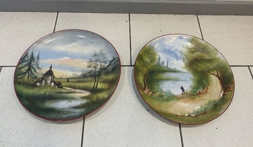 Ancien grand plat paire - grand,