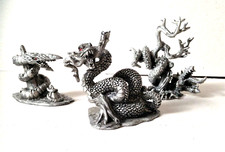 3 FIGURINES DRAGON SERPENT en
