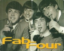 RARE / PUZZLE 2 CARTES TELEPHONIQUES - THE BEATLES LENNON( PUZZLE 2 PHONECARDS )