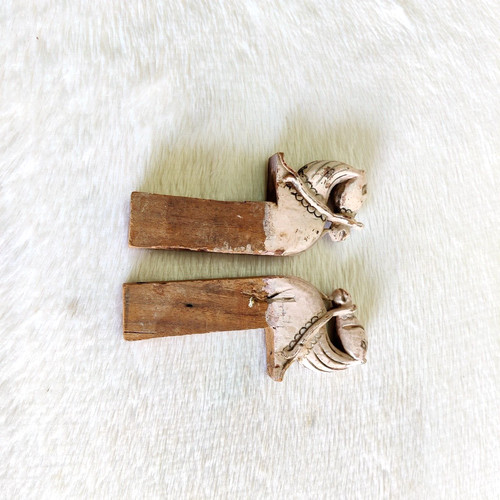 Antique cheval tête bois - antique,