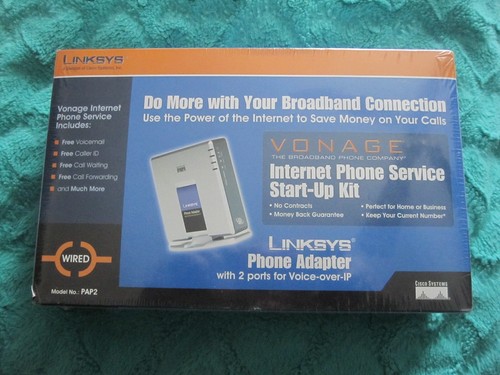 Linksys pap2 phone adapter - phone,