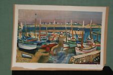 lithographie Bretagne signée