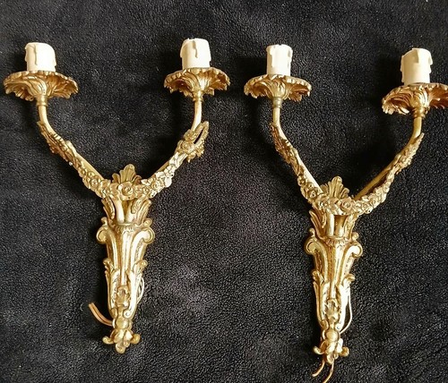Paire appliques art nouveau - paire,