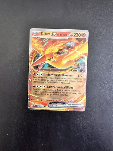 Carte pokémon sulfura - sulfura, ex