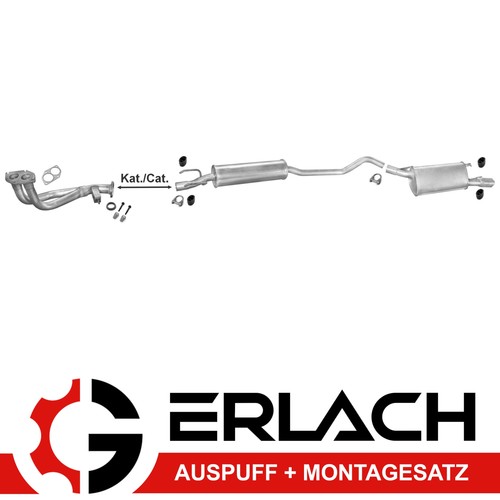 Pot échappement pour opel - pot,