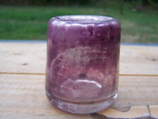 ancien encrier conique verre