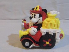 Enesco music box Mickey Fire truck
