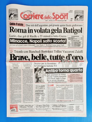 Corriere dello sport août - corriere,