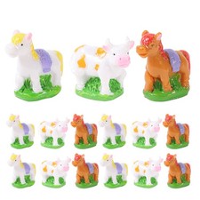 15 Pcs Mini Jouets De Ferme