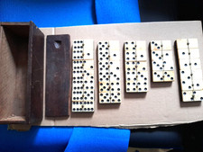 🎅Jeu de 28 dominos ancien