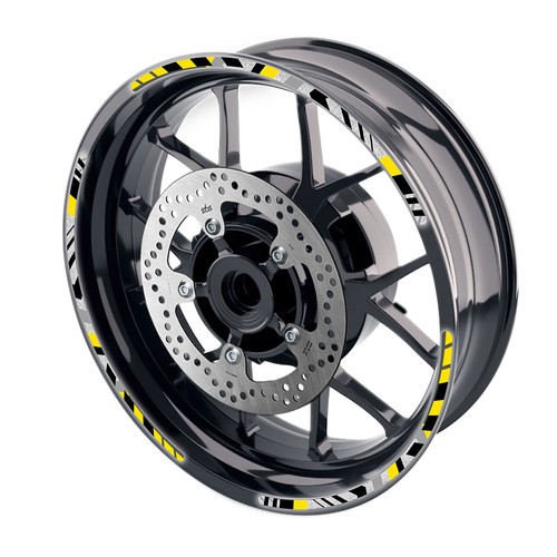 Yellow rim reflective - rim,