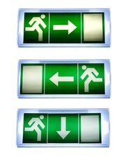 Lampe de secours à DEL éclairage de secours sortie de secours lampe de voie...