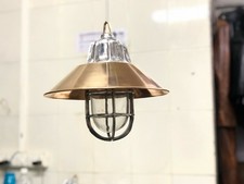 Lot de 10 abat-jour suspension aluminium décor plafond style vintage...