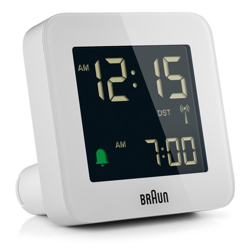 Réveil quartz braun blanc - réveil,