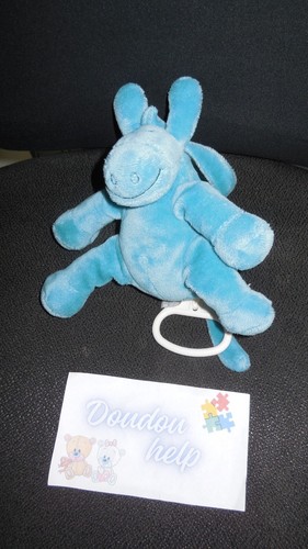 Doudou peluche âne musical - peluche,