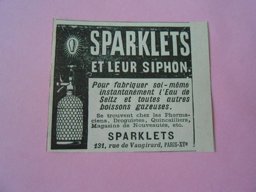 Sparklets leur siphon - leur,