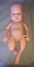 VINTAGE BELLE POUPEE BEBE REBORN signé CF DOLL 23 cm,