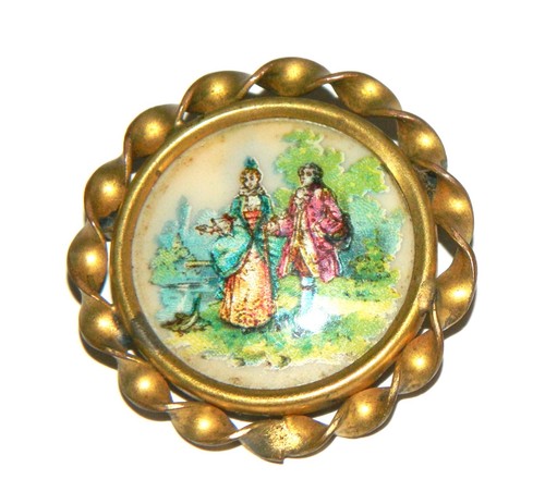 Jolie broche vintage en - vintage,