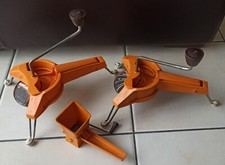 3 moulinettes vintage orange