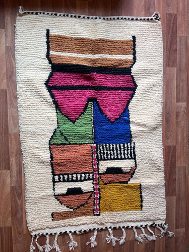 Tapis abstrait marocain - , en