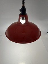 ANCIENNE LAMPE SUSPENSION ABAT JOUR DESIGN INDUSTRIEL ATELIER USINE LOFT VINTAGE