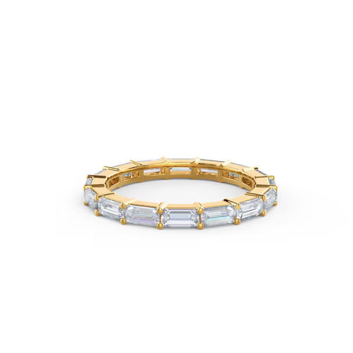 Bague baguette jaune - bague, 14