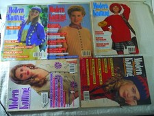 Vintage modern machine knitting magazines