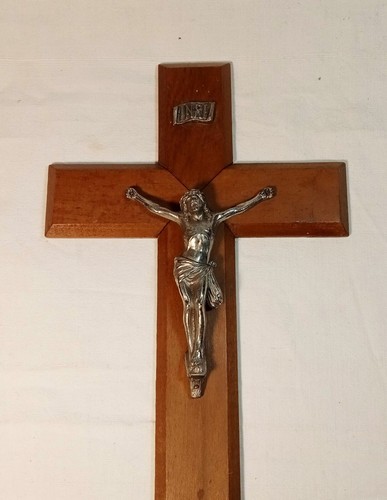 Ancien crucifix bois et - crucifix, en