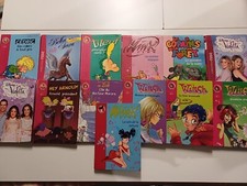 LOT 13 LIVRES BIBLIOTHEQUE ROSE - VIOLETTA - WINX - WITCH - TITEUF ETC....