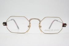 Lunettes Vintage Robert La Roche 84 Or Bordeaux Carré Monture