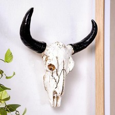 Statue de squelette de tête